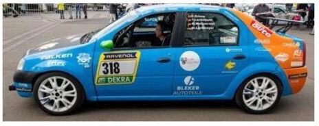 Machetă Mașină Dacia Logan Nr.318 Ollis Garage Racing 24h Nürburgring 2024 O Kriese M Lachmayer Y Lachmayer M Weissermel Ediție Limitată 1:43 Spark