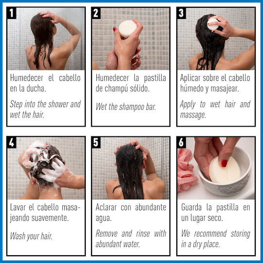 Valquer Luxe Solide Shampoos für Alle Haartypen 50gr