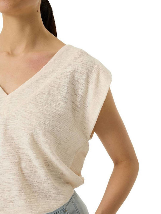 Γυναικείο T-shirt Μπεζ