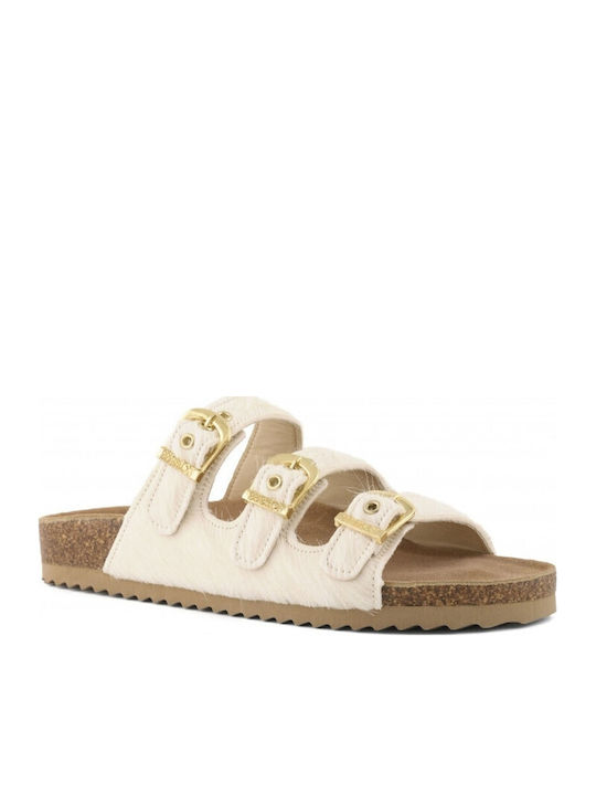Colors Of California Women's Flat Sandals White