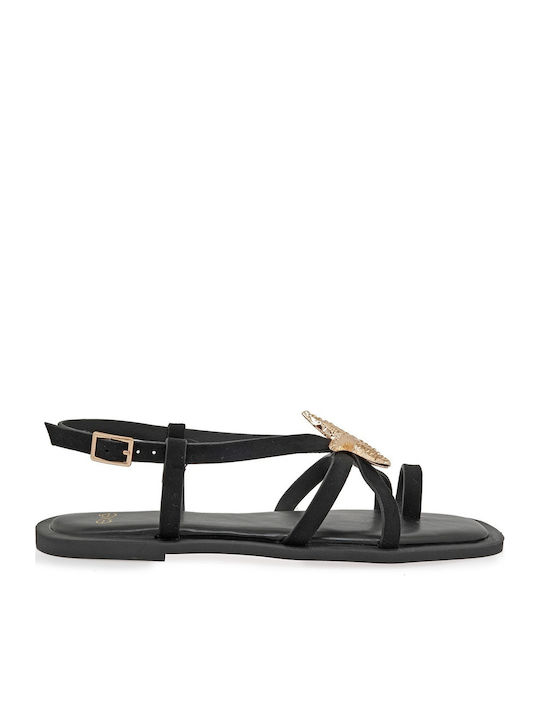 Women's Flat Sandals Black