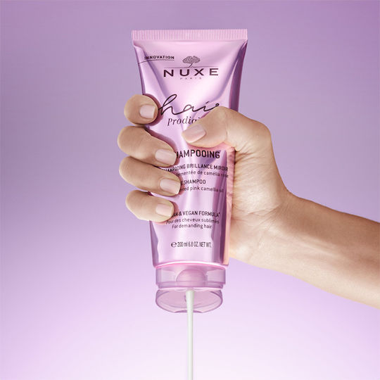 Nuxe High Shine Σαμπουάν Αναδόμησης/Θρέψης & Ενυδάτωσης για Λεπτά Μαλλιά 200ml