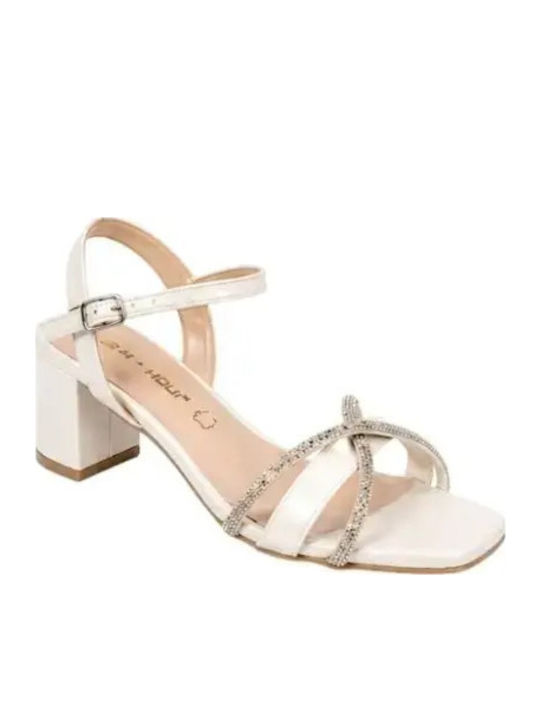 Leather Women's Sandals White