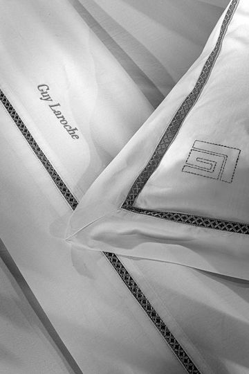 Guy Laroche Set Husă de Pilotă King Size cu 2 Fețe de Pernă 260x260 Blend Ciment