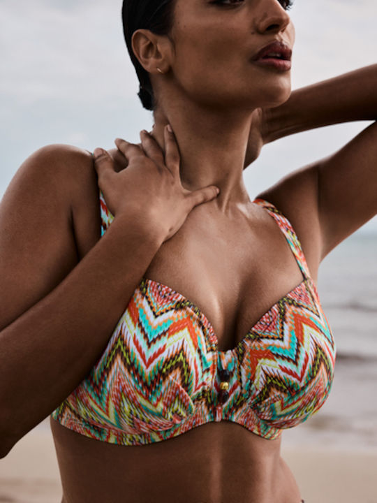 Full Cup Bikini Bikinioberteile Weiß
