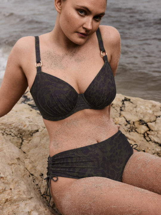 Full Cup Bikini Bra Animal Print Jungle Jaguar