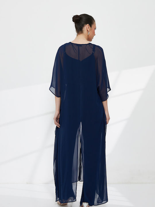 Women's Fabric Trousers Blue