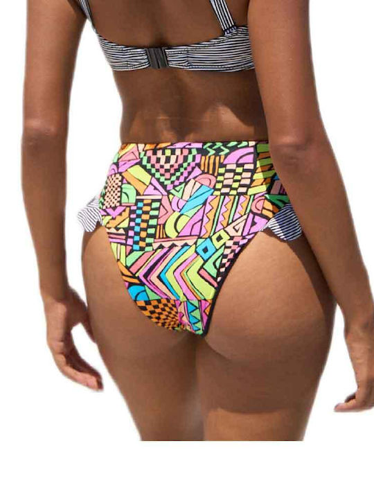 Bikini Slip Ψηλόμεσο Μαύρο
