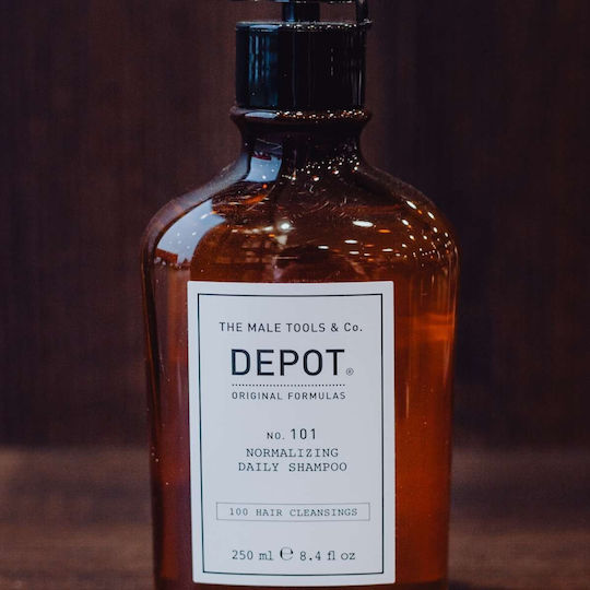 Depot Normalizing Daily Σαμπουάν Αναδόμησης/Θρέψης & Όγκου για Όλους τους Τύπους Μαλλιών 250ml