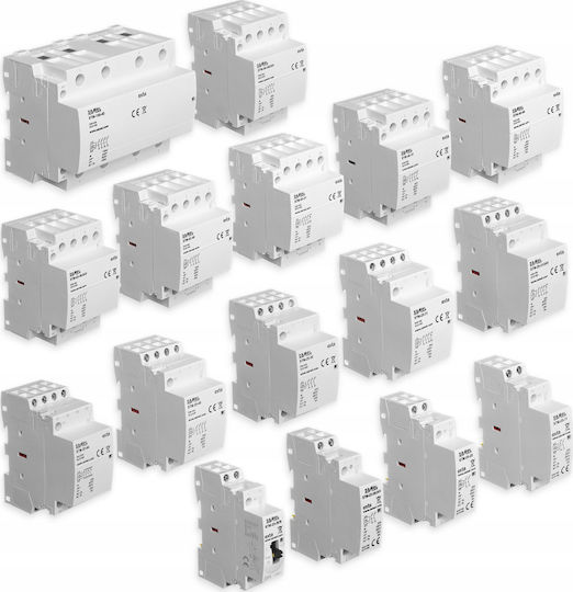 Zamel Ρελέ Ράγας 25A με Τάση 230V