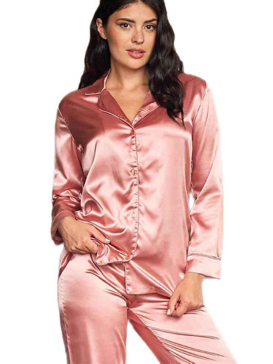 Love And Bra Summer Women's Pyjama Set Glow Me Desert Rose