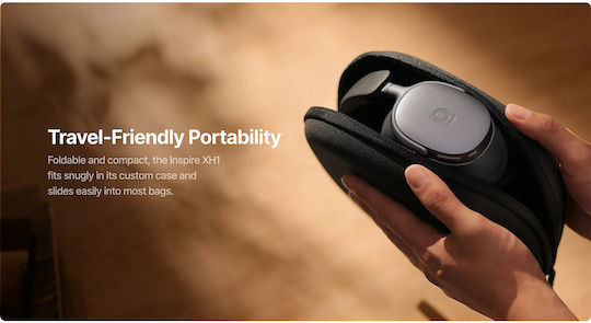 Baseus Inspire XH1 Wireless / Wired Over Ear Headphones with 100 Hours Playing Time and Quick Charge Twilight Blue