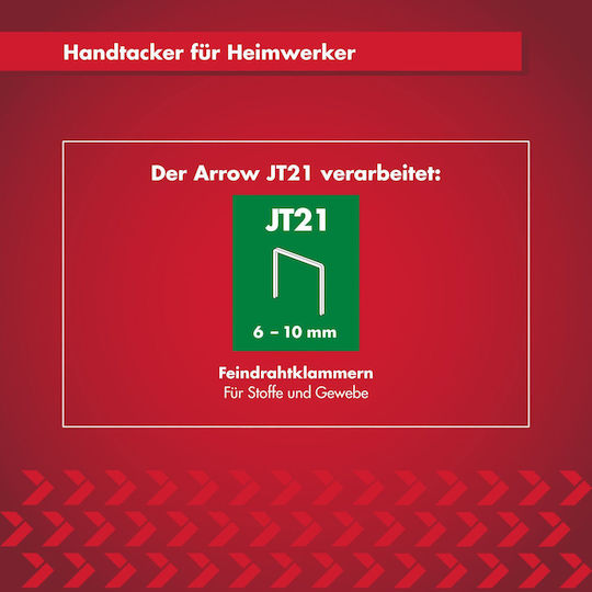 Arrow Handtacker Jt21 Pk