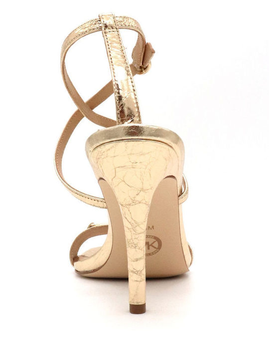 Leather Sandals Gold