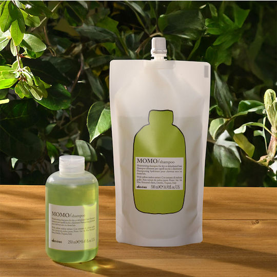 Davines Momo Refill Sampon de Par pentru Hidratare și Strălucire pentru Păr Uscat 500ml