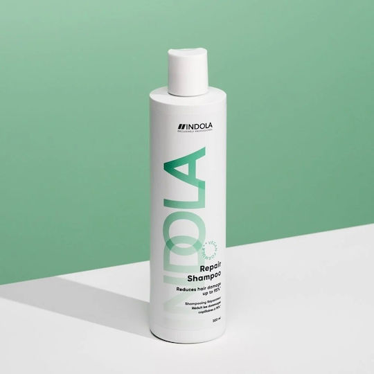 Indola Repair Shampoos Glanz für Beschädigt Haare 300ml