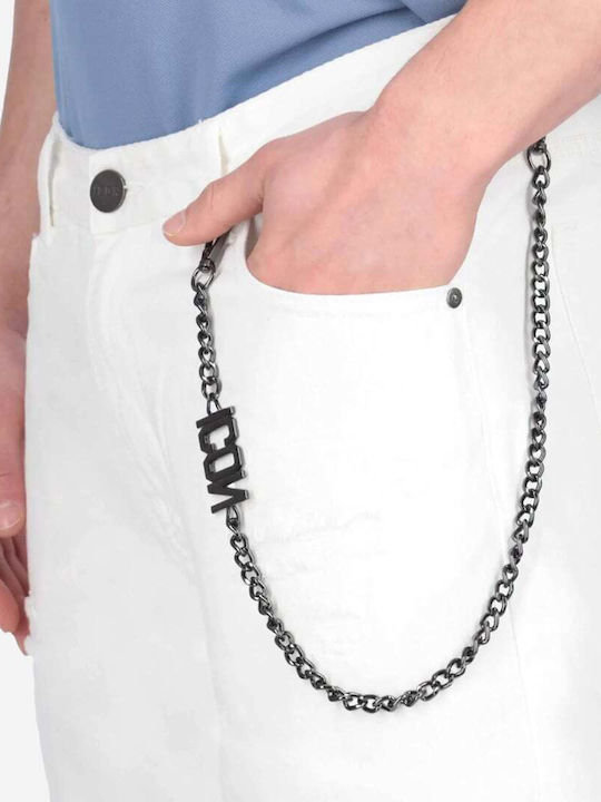 Men's Denim Bermuda Shorts Nero