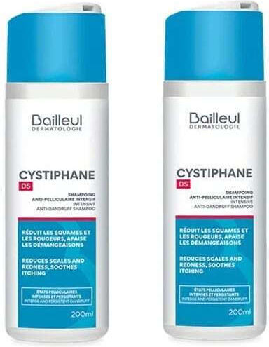 Bailleul Laboratoires Cystiphane DS Σαμπουάν Kατά της Πιτυρίδας & της Ξηροδερμίας 2x200ml