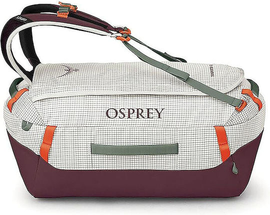 Osprey Transporter Duffel Sack Voyage Back 40lt White Fabric M37cm