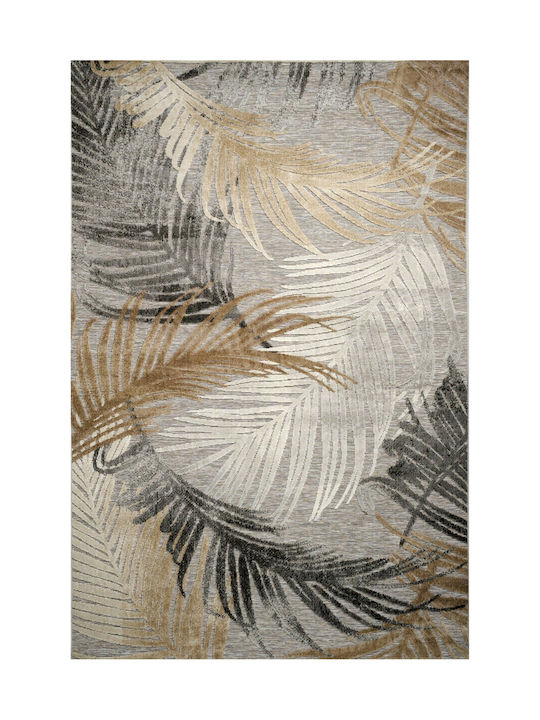 Tzikas Carpets Summer Bedroom Rug Set Wicker Boheme Gray 3 Pieces
