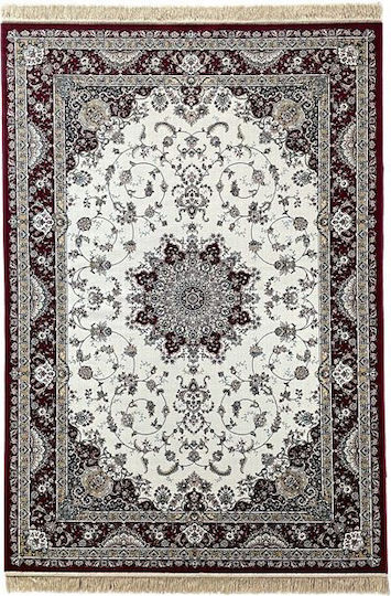 Ragolle 14708-6010 Modern Bedroom Rugs Set Royal Palace Burgundy 3pcs