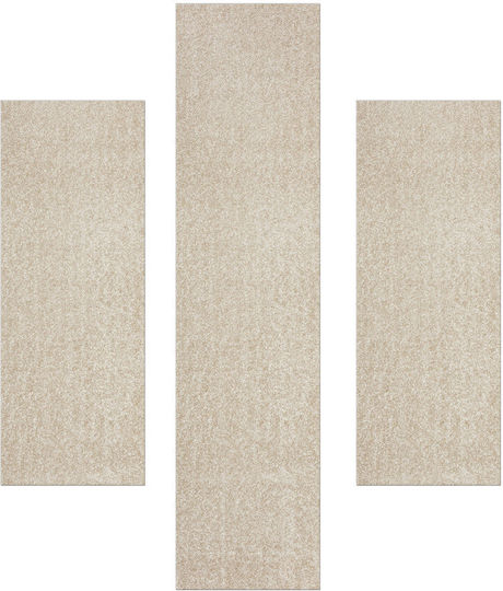 Decostar DOLCE-S 71181-050 Σετ Χαλιά Κρεβατοκάμαρας Μπεζ DE172220 3τμχ