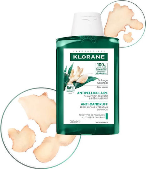 Klorane Galanga Shampoos against Dandruff 200ml