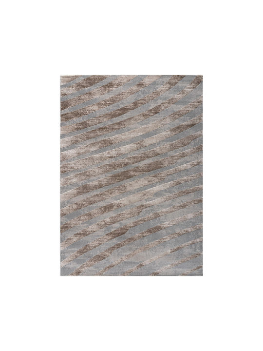 Beauty Home Home Σετ Μοντέρνα Χαλιά Κρεβατοκάμαρας Μπεζ, Γκρι 9438-ΣΕΤ 3τμχ