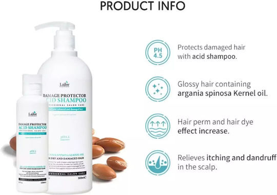 Lador Damage Protector Shampoo gegen Juckreiz für Trockenes Haar 150ml