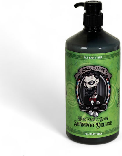 Joker Barber Hair-Face & Body Σαμπουάν 1000ml