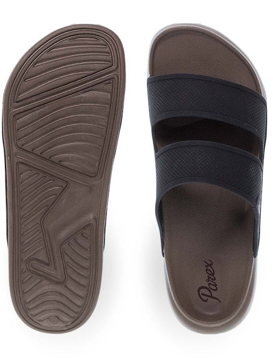 Men's Slides Brown