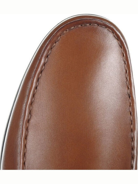 106714 Loafers Din Piele Mocasini Bărbați În Culoare Maro