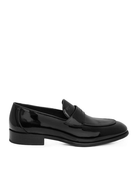 Leather Men's Loafers in Black Colour