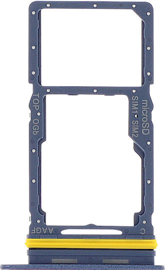 Samsung A17 5G A176 Двойна SIM Карта + Памет Държач Син Gh98-50471c Оригинален Сервизен Пакет