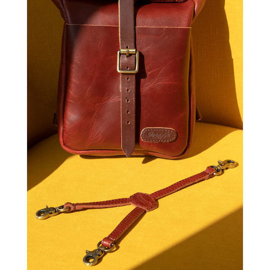 Πλαϊνη Τσαντα Μηχανης Δερματινη Mini Pannier 3.3l Cherry Trip Machine