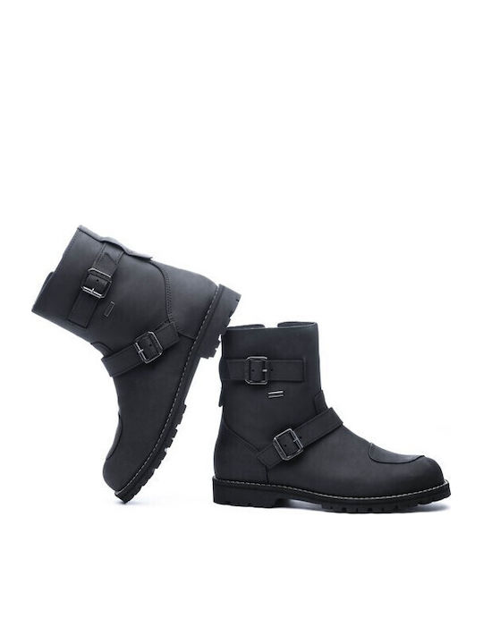 Stylmartin Legend Mid Cizme De Echitație Pentru Bărbați Din Piele Impermeabile Negre