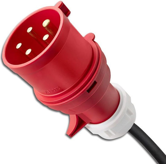 Qoltec Portable Three-Phase Electric Car Charging Station 7kW with Built-in Cable Type 2 (52477)