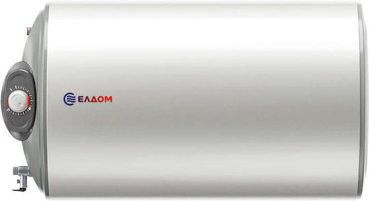 Eldom Θερμοσίφωνας 80lt Glass Οριζόντιος 3kW