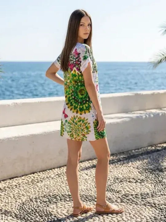 Bode Damen Kaftan Bademode Mehrfarbig