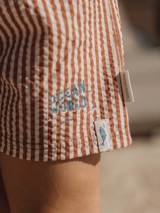 Little Dutch Παιδικό Μαγιό Βερμούδα / Σορτς Ocean Brown Stripes