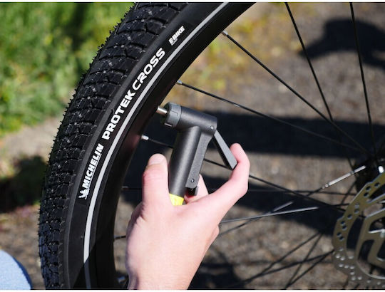 Michelin Pompă De Aer De Podea De Mână Cu Manometru 11 Bar/160psi Oțel Foot Pump Bicycles Pressure Gauge 804536
