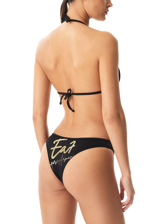 Emporio Armani Set Bikini Τριγωνάκι Μαυρο