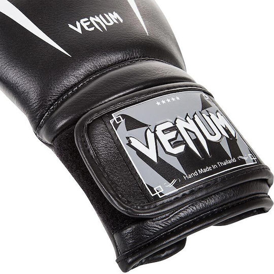 Venum Giant 3.0 Leather Boxing Gloves for Competition Black White