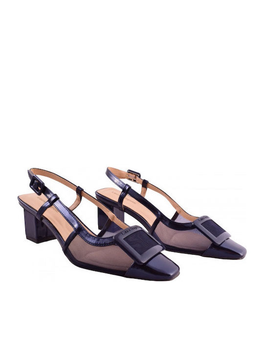 Heels with Medium Heel Blue