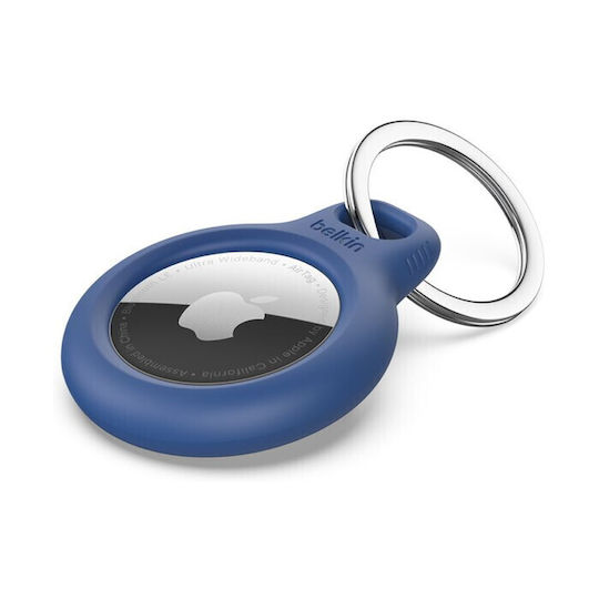 Belkin Key Ring Калъф за ключодържател Силикон за AirTag в Син цвят
