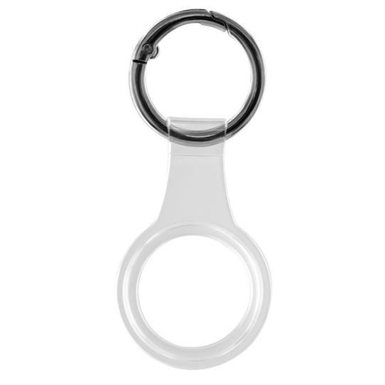Muvit Keychain Θήκη Μπρελόκ Σιλικόνης για AirTag σε Διάφανο χρώμα