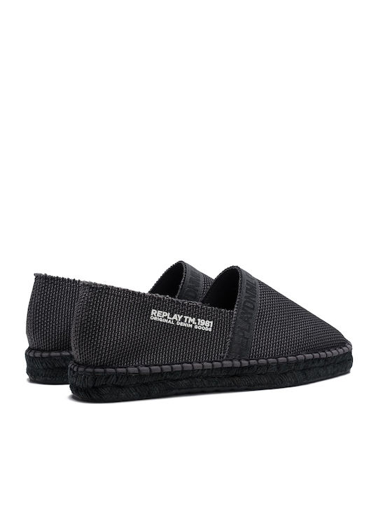 Men's Espadrilles In Black Colour