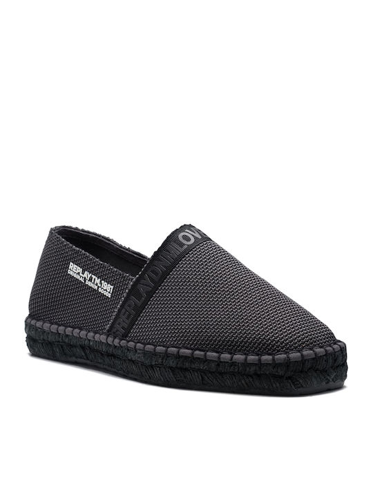Men's Espadrilles In Black Colour