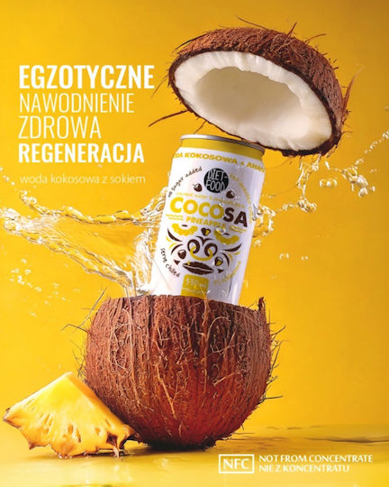Diet-Food Băutură Răcoritoare Ananas Neacidulată la Cutie 330ml
