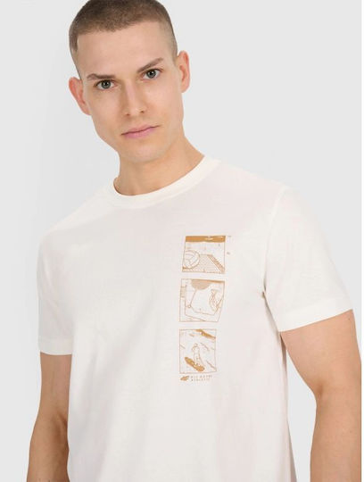 Beanie Men's Knitted Beanie in Beige Colour